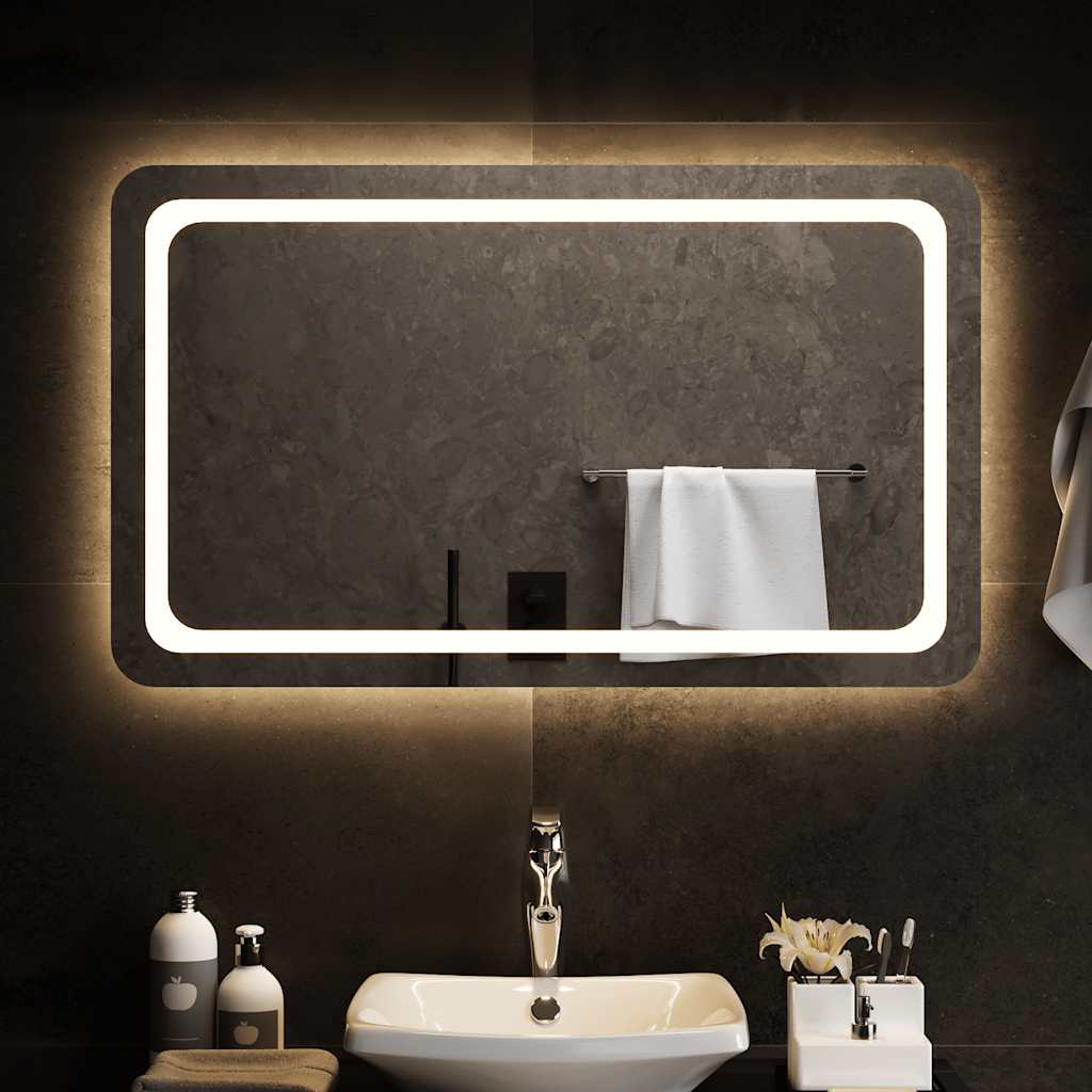 Baderomsspeil med LED 100x60 cm