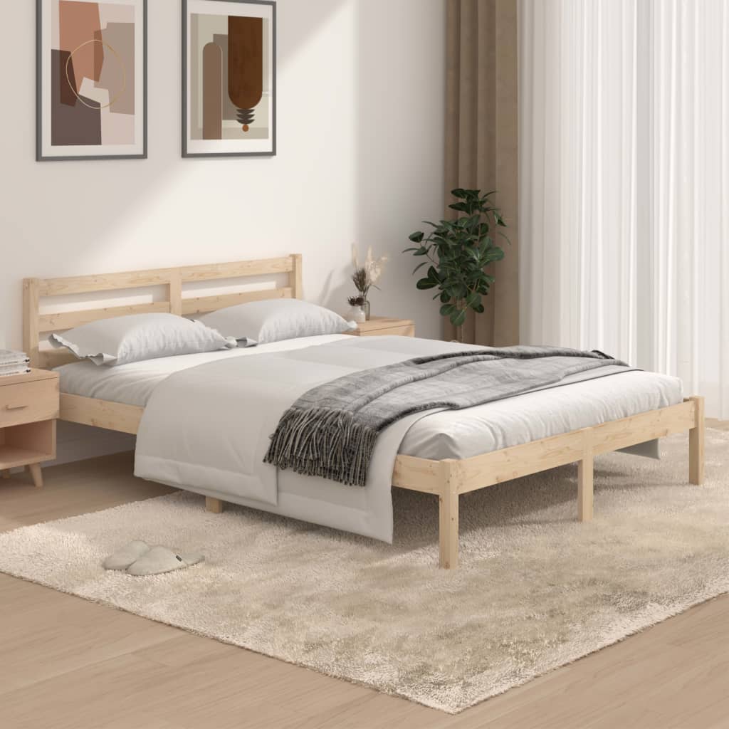 Sengeramme heltre furu 135x190 cm Double