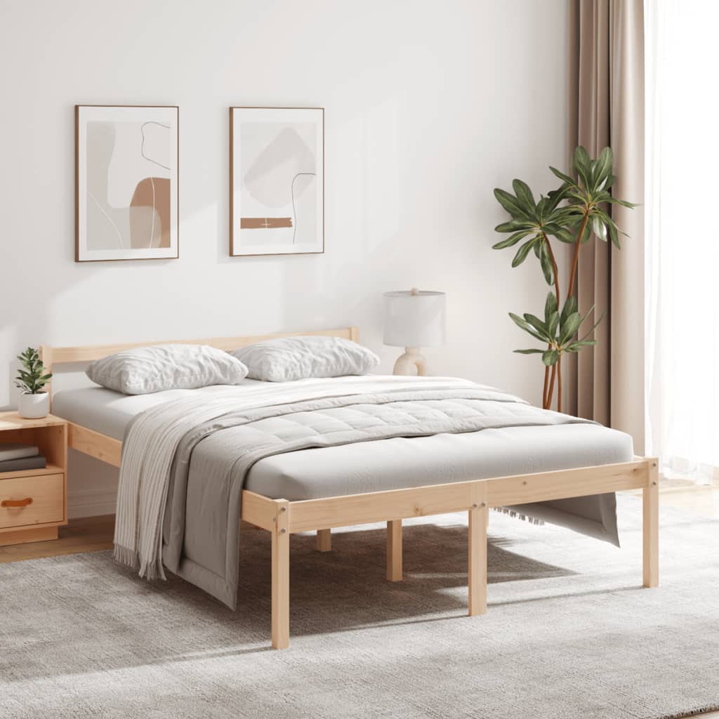 Sengeramme 120x190 cm heltre furu