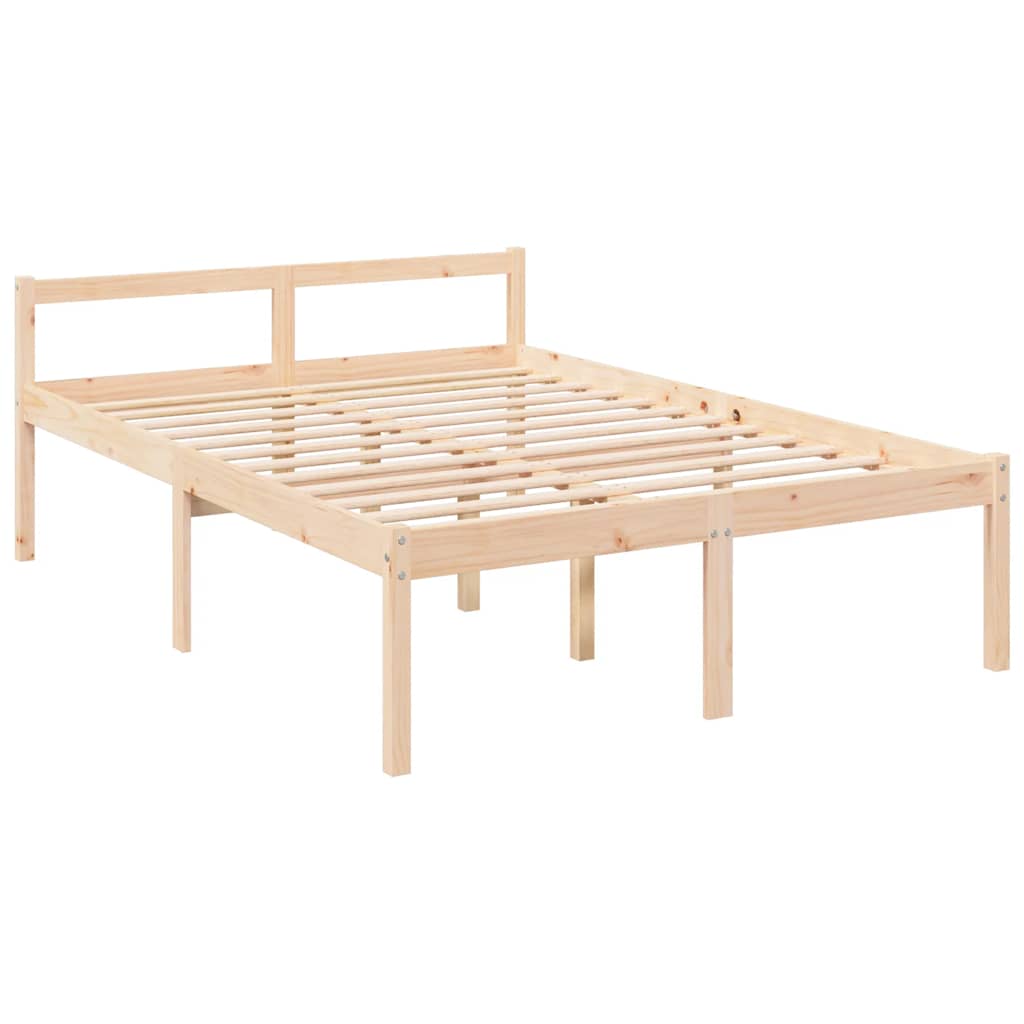 Sengeramme 135x190 cm heltre furu