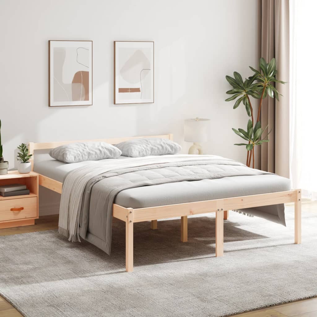 Seniorseng 160x200 cm heltre furu