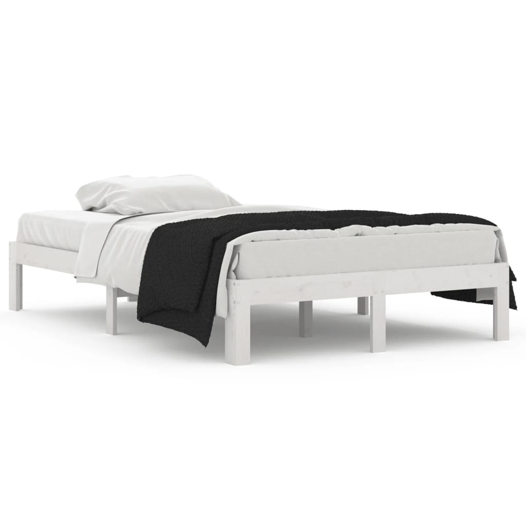 Sengeramme hvit heltre 120x190 cm Small Double