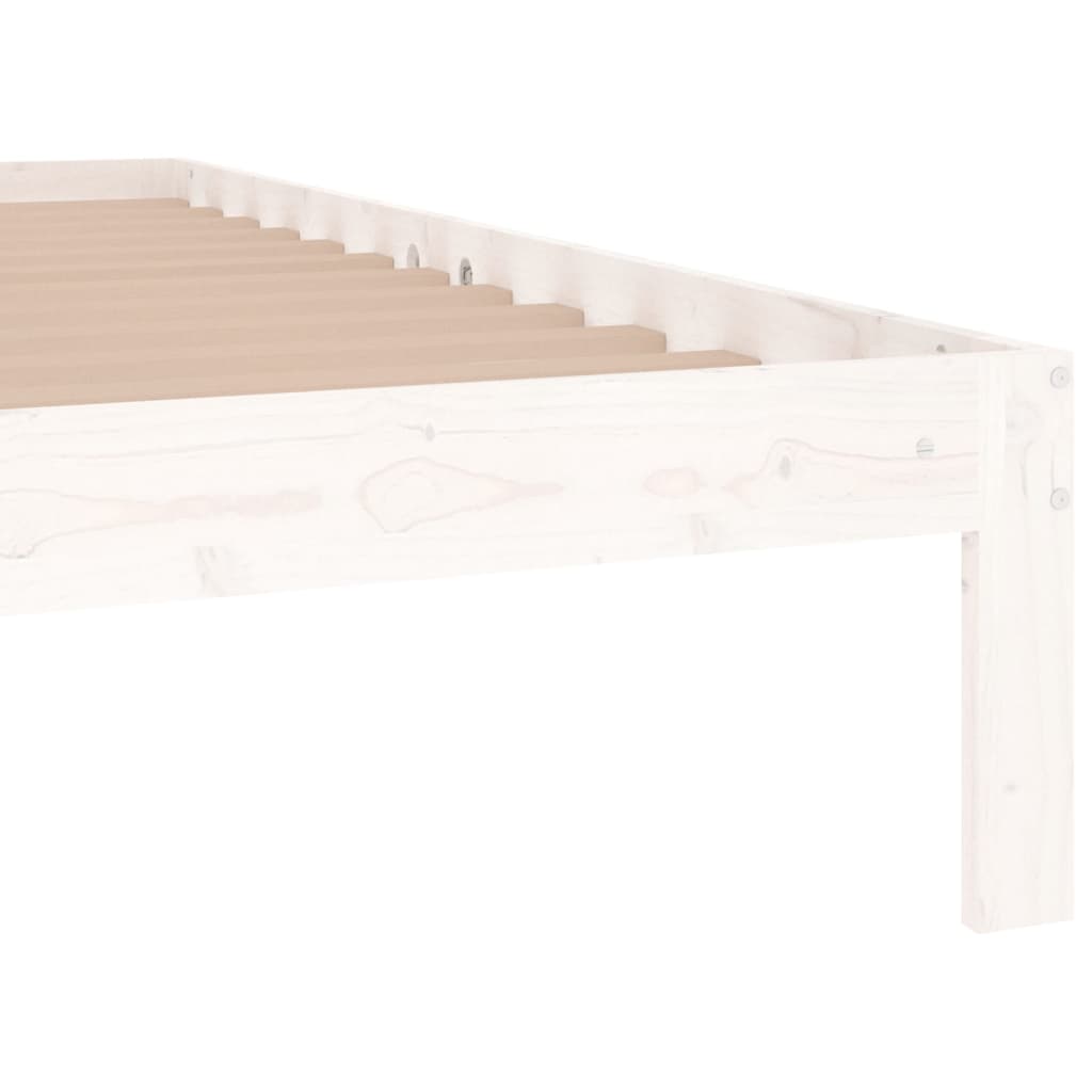 Sengeramme hvit heltre 120x190 cm Small Double