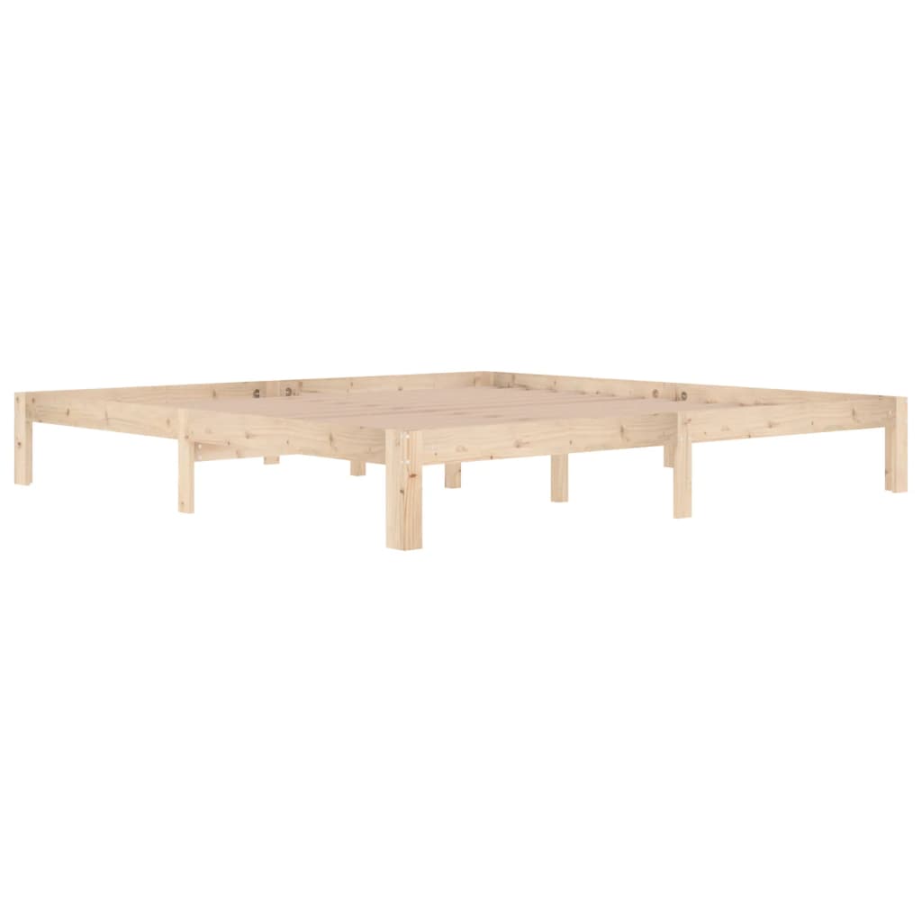 Sengeramme heltre furu 200x200 cm