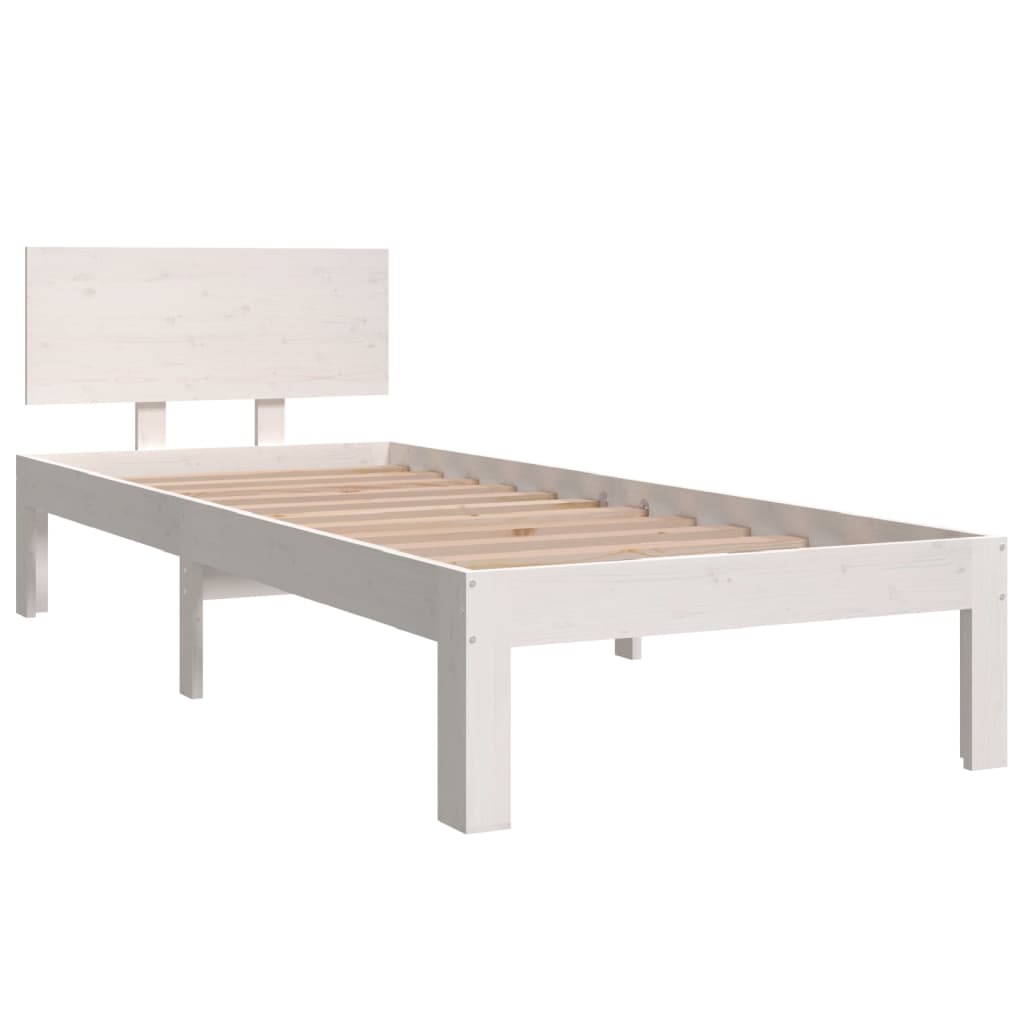 Sengeramme hvit heltre 75x190 cm Small Single