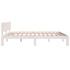 Sengeramme hvit heltre 180x200 cm Super King