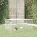 Kaninbur 110x110x55 cm galvanisert jern
