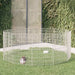 Dyregrind 12 paneler 54x80 cm galvanisert jern