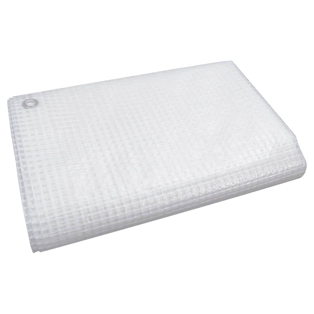 Leno-presenning 140 g/m² 8x8 m hvit