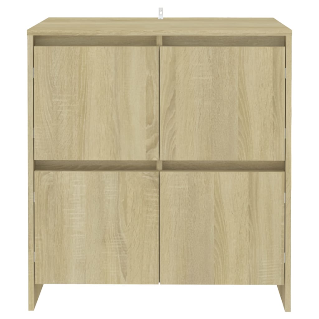Skjenker 2 stk sonoma eik 70x41x75 cm konstruert tre