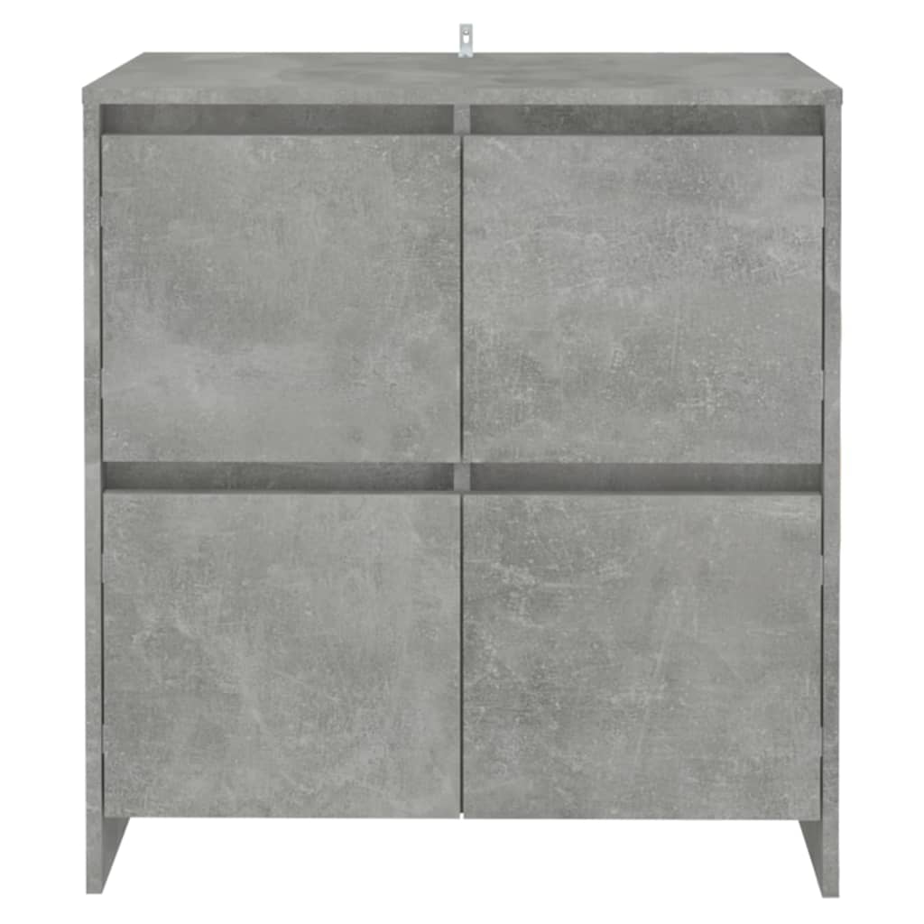 Skjenker 2 stk betonggrå 70x41x75 cm konstruert tre