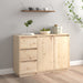Skjenk 111x34x75 cm heltre furu