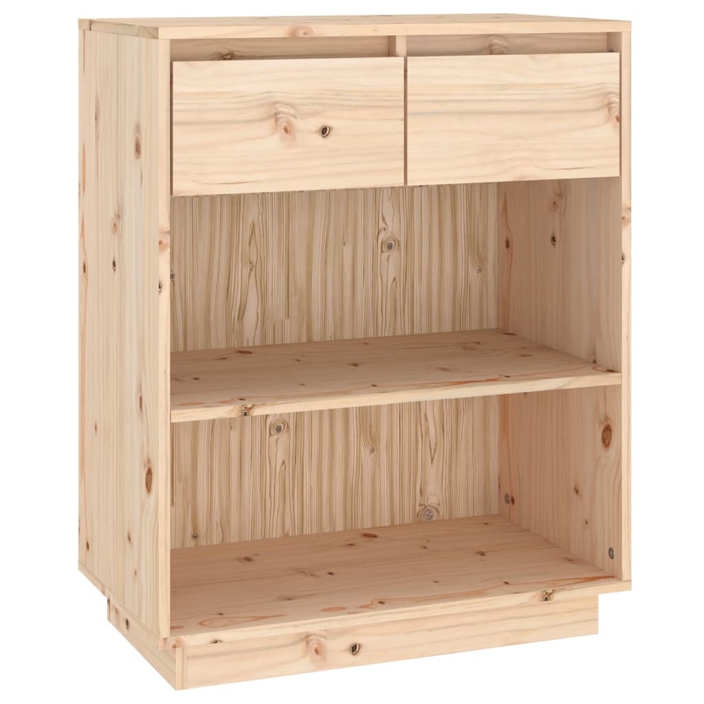 Konsollskap 60x34x75 cm heltre furu