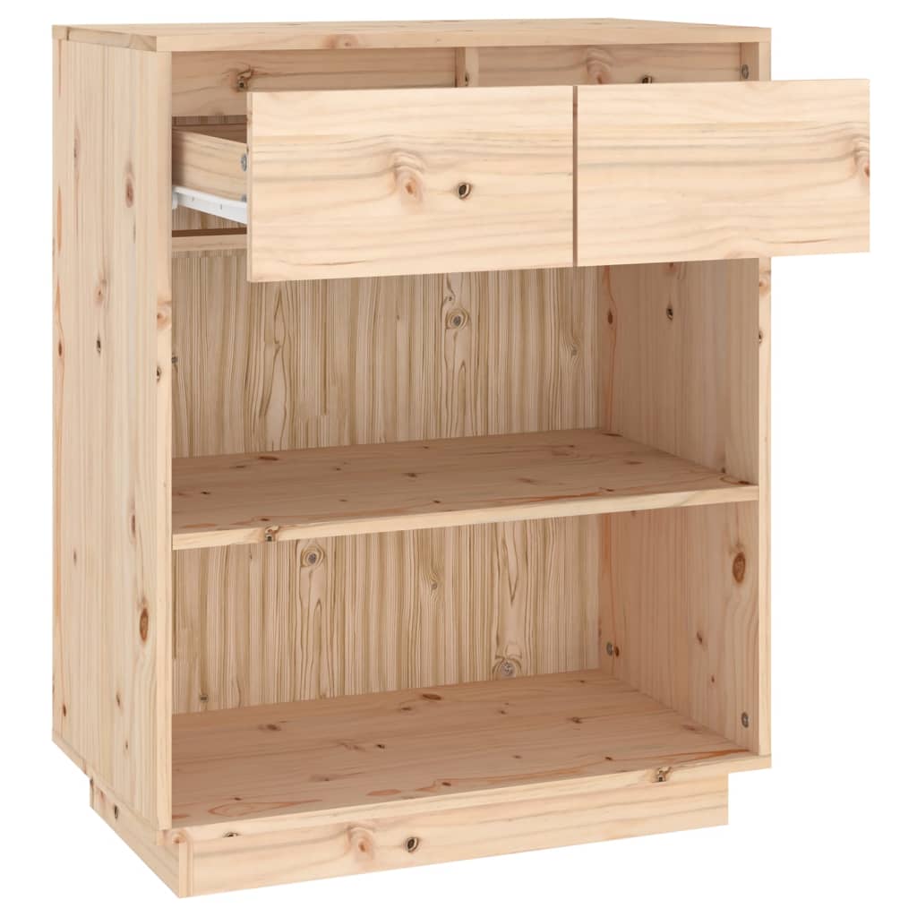 Konsollskap 60x34x75 cm heltre furu