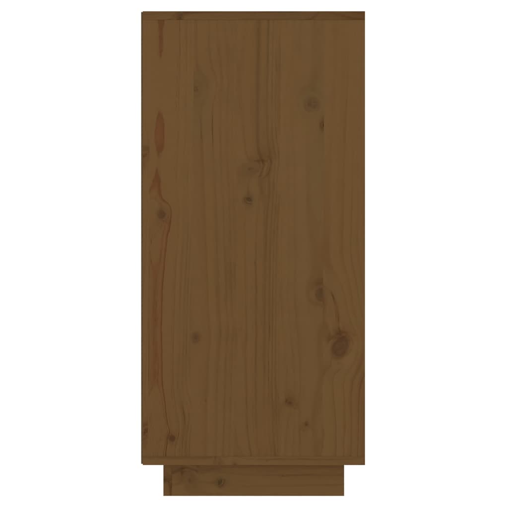 Konsollskap honningbrun 60x34x75 cm heltre furu