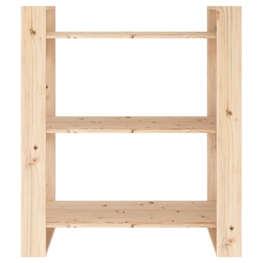 Bokskap/romdeler 80x35x91 cm heltre furu