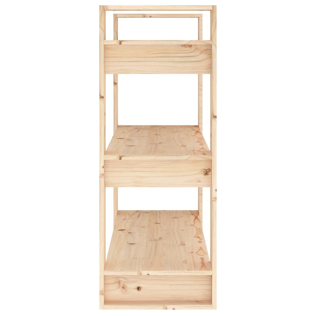 Bokskap/romdeler 80x35x91 cm heltre furu