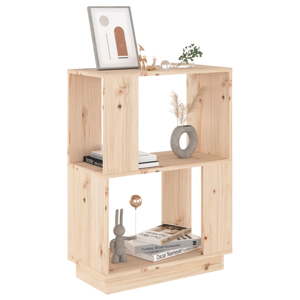 Bokhylle/romdeler 51x25x70 cm heltre furu