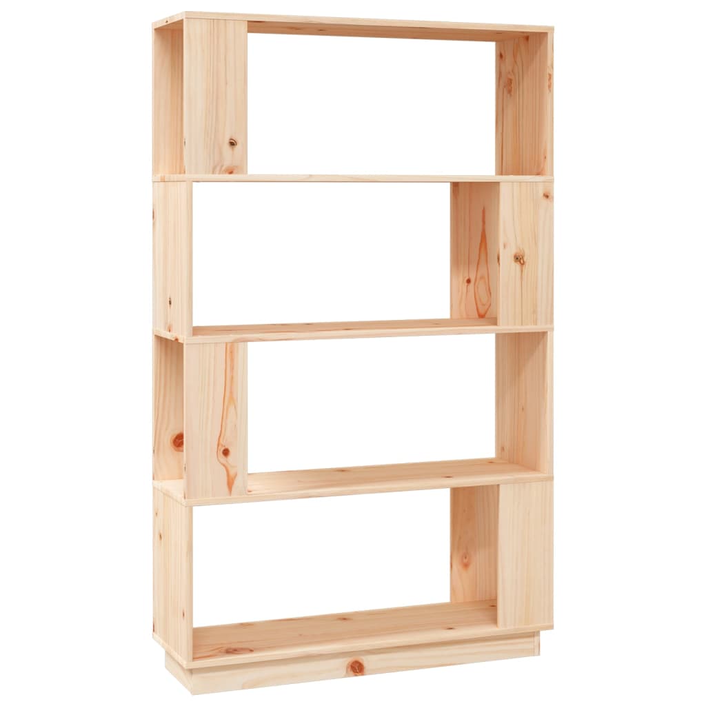 Bokhylle/romdeler 80x25x132 cm heltre furu