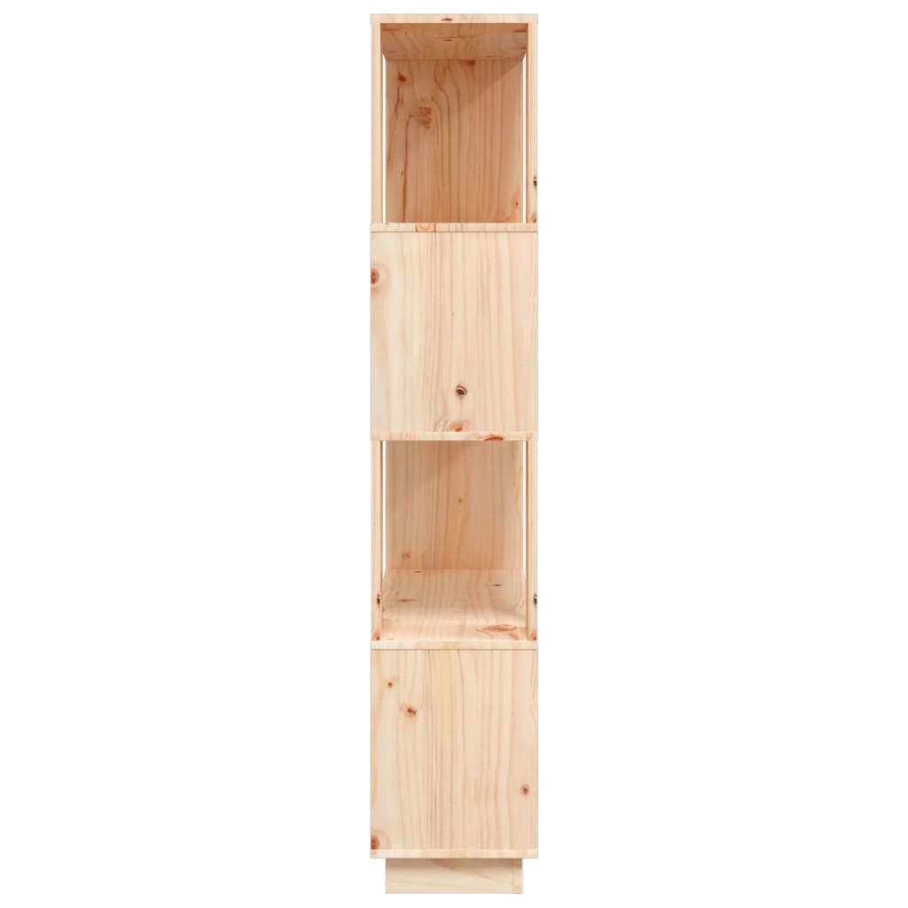 Bokhylle/romdeler 80x25x132 cm heltre furu