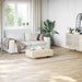 Vaskbart teppe mykt kort lugg 160x230 cm sklisikkert beige