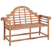 Hagebenk 127x58,5x92,5 cm heltre teak