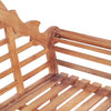 Hagebenk 127x58,5x92,5 cm heltre teak