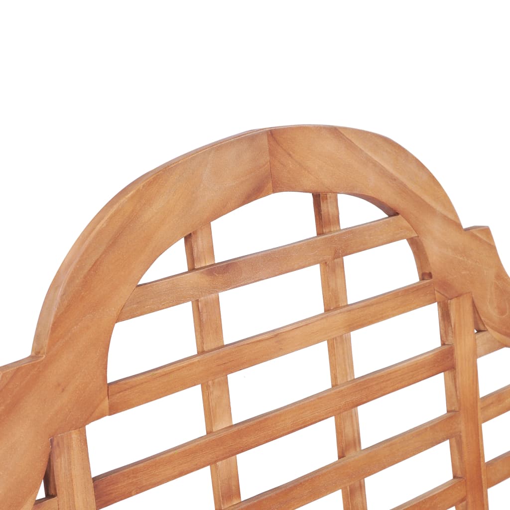 Hagebenk 127x58,5x92,5 cm heltre teak