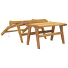 Hagestol med fotstøtte heltre teak