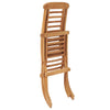 Utestol sammenleggbar 50x90x69 cm heltre teak