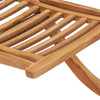 Utestol sammenleggbar 50x90x69 cm heltre teak