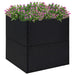 Plantekasse svart 80x80x80 cm polyrotting