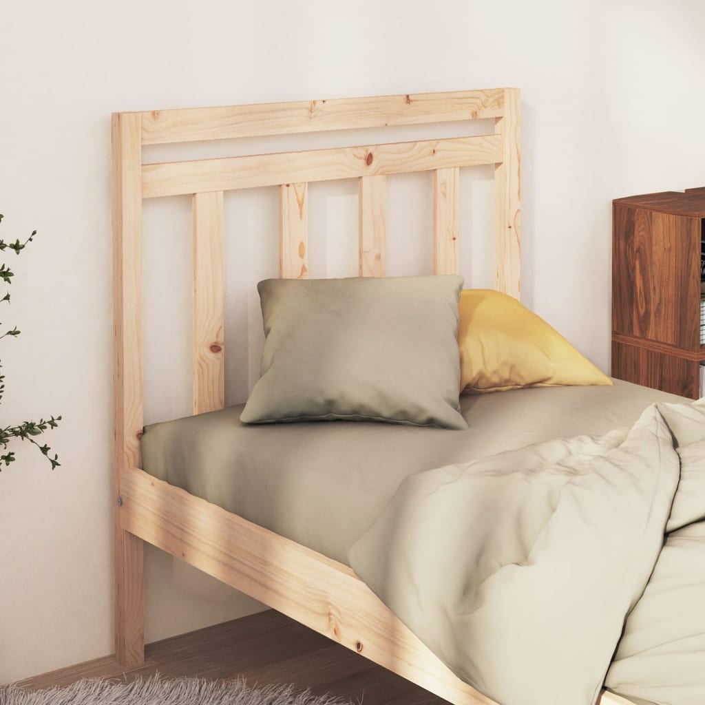 Sengegavl 81x4x100 cm heltre furu