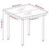 Hagespisegruppe 3 deler svart PVC-rotting