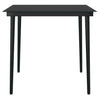 Hagespisegruppe 3 deler svart PVC-rotting