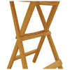 Foldbart barsett 3 deler heltre teak