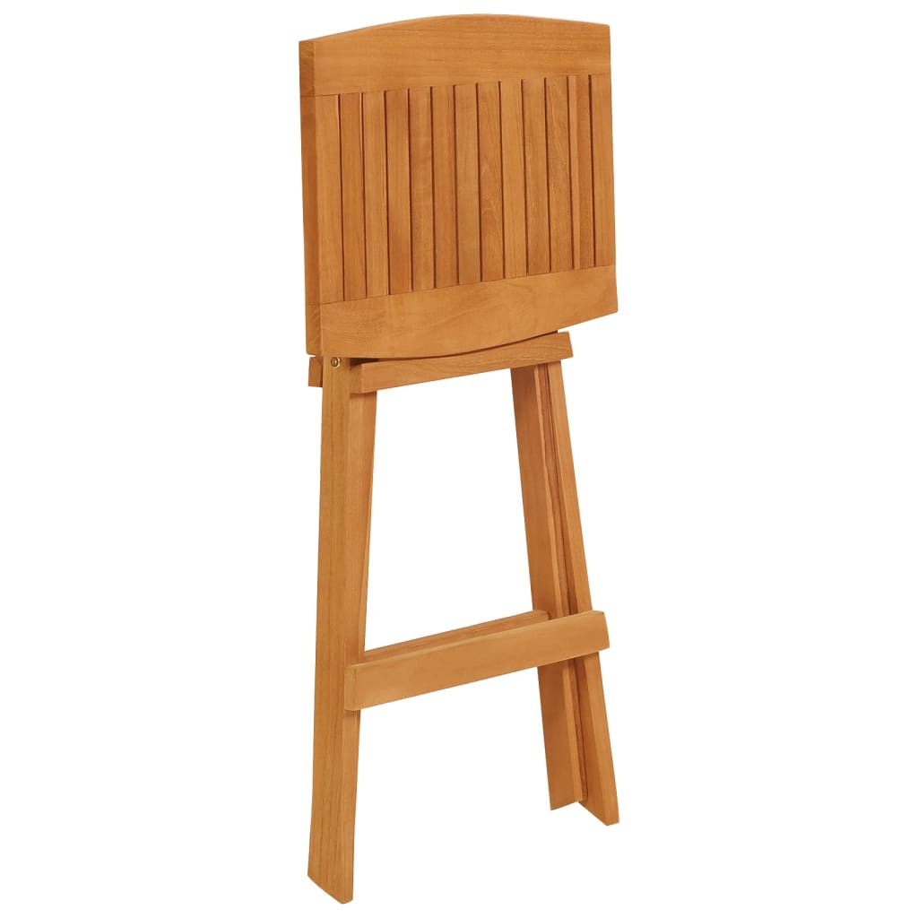 Foldbart barsett 5 deler heltre teak