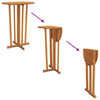 Foldbart barsett 5 deler heltre teak