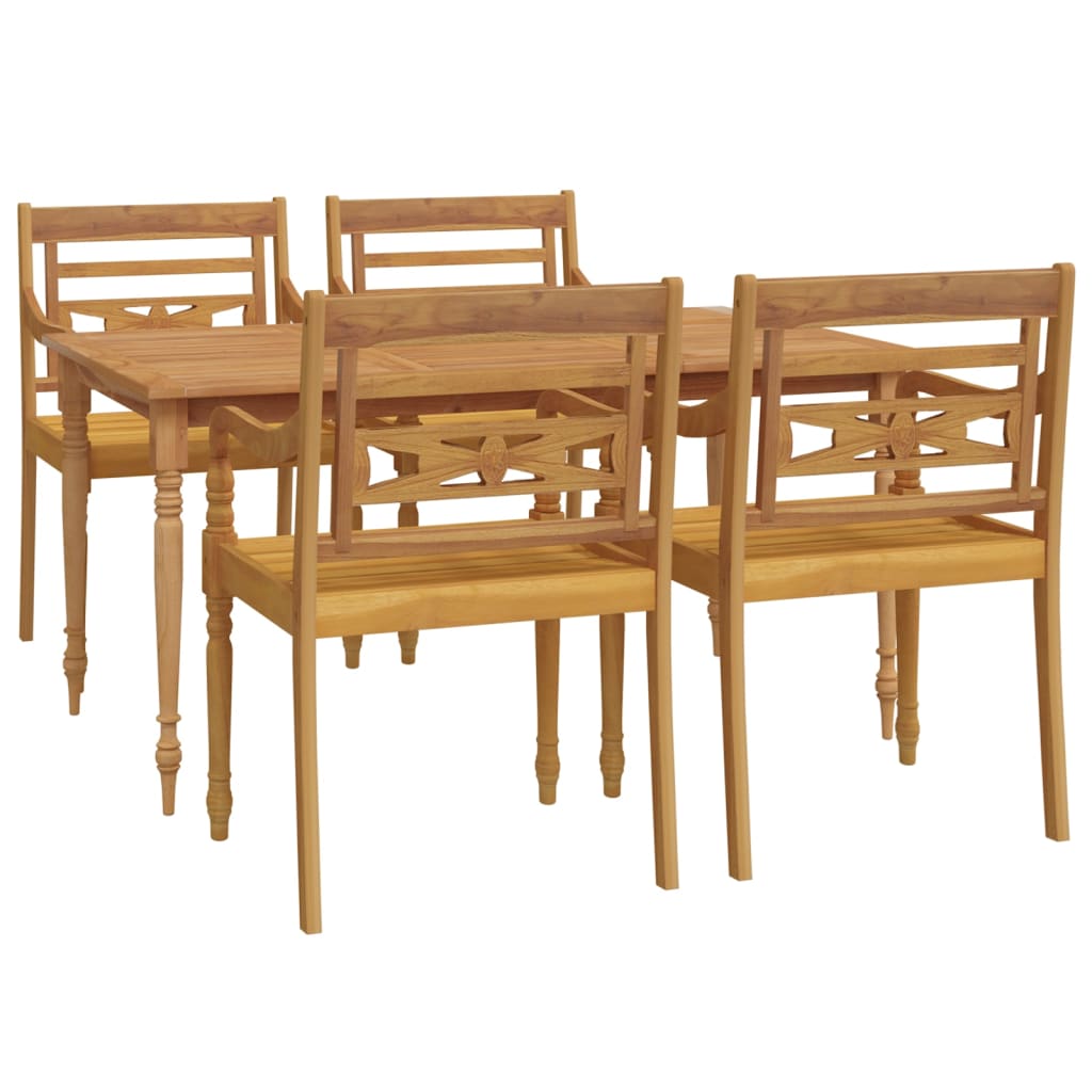 Hagespisegruppe 5 deler heltre teak