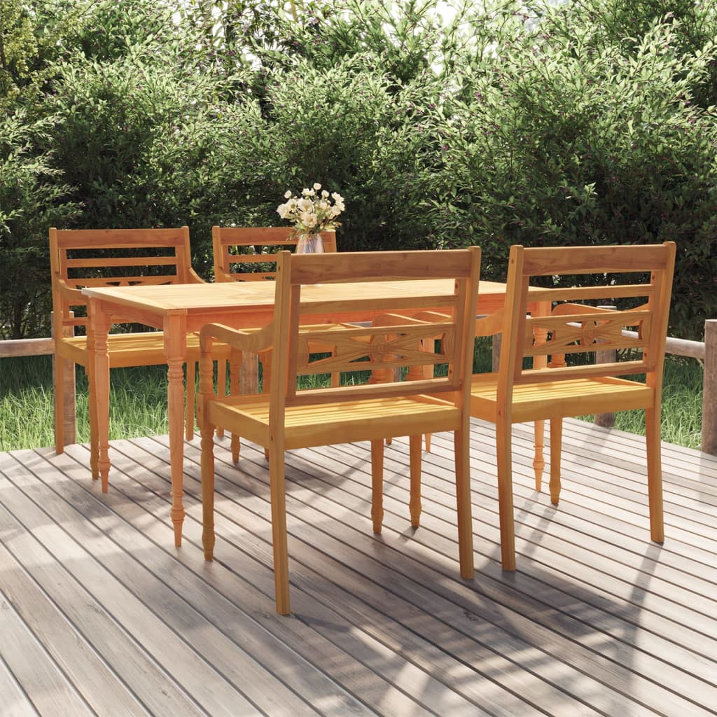 Hagespisegruppe 5 deler heltre teak