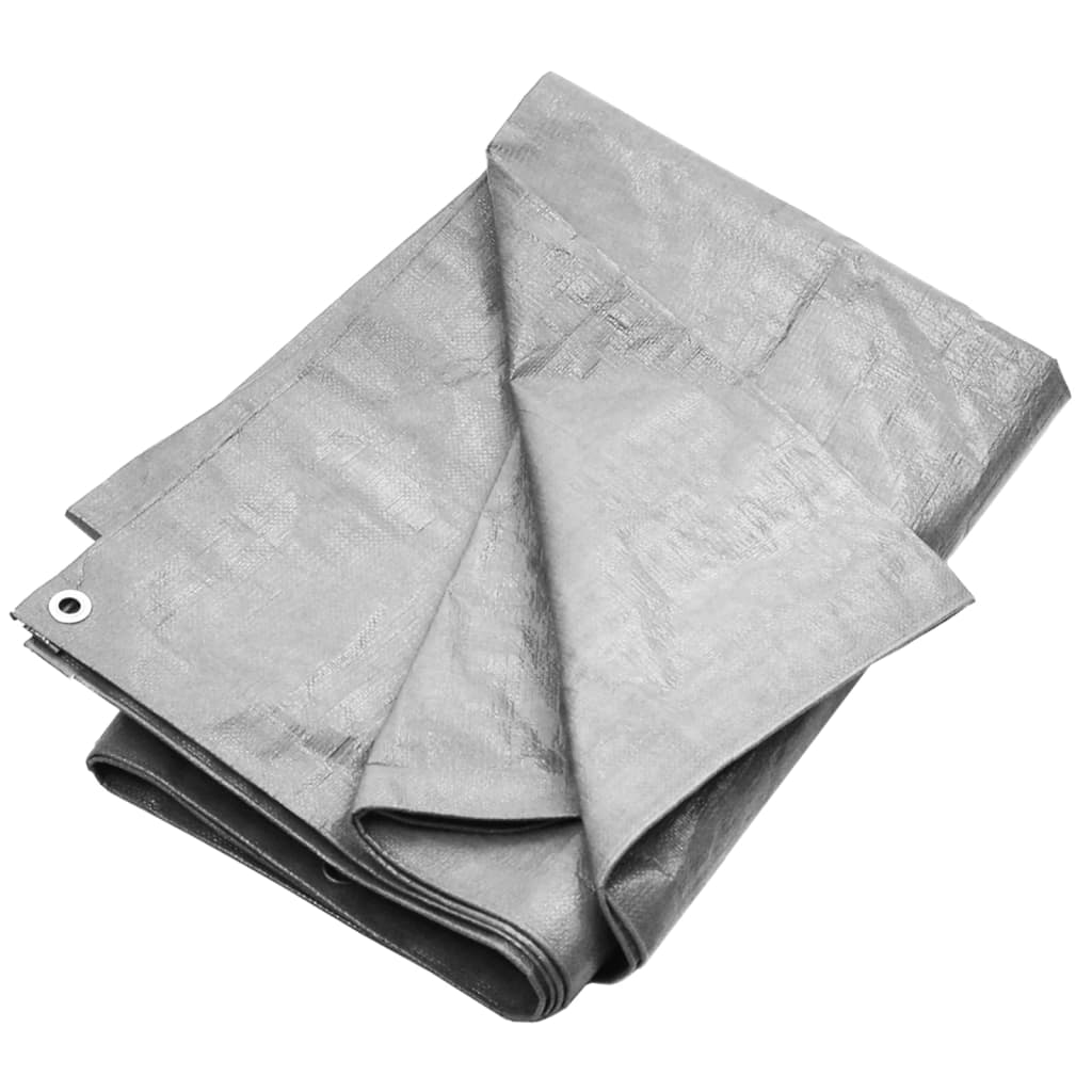 Presenning 180 g/m² 3x6 m grå HDPE
