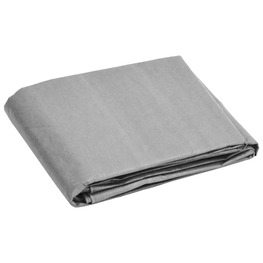 Presenning 180 g/m² 3x6 m grå HDPE
