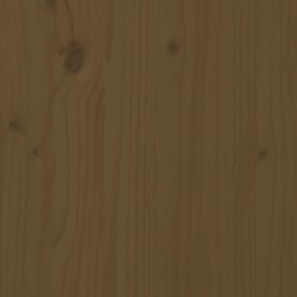 Skjenker 2 stk honningbrun 39x35x80 cm heltre furu