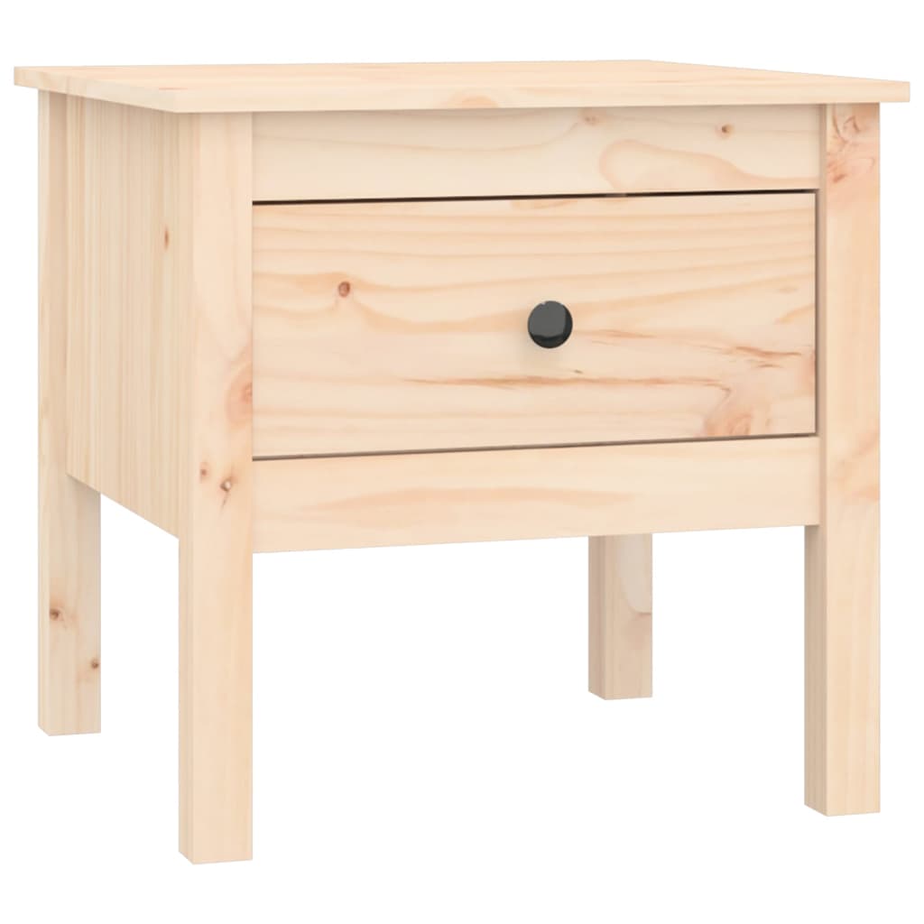 Sidebord 2 stk 50x50x49 cm heltre furu