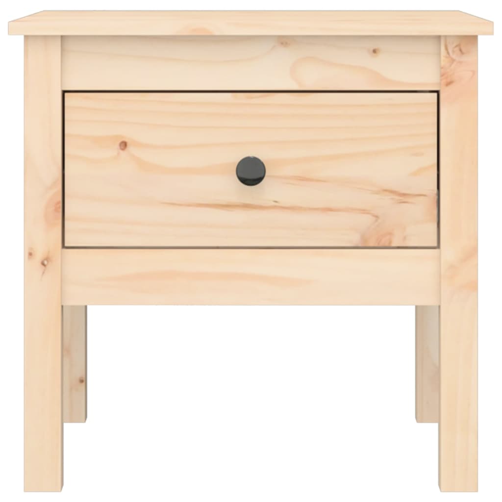 Sidebord 2 stk 50x50x49 cm heltre furu