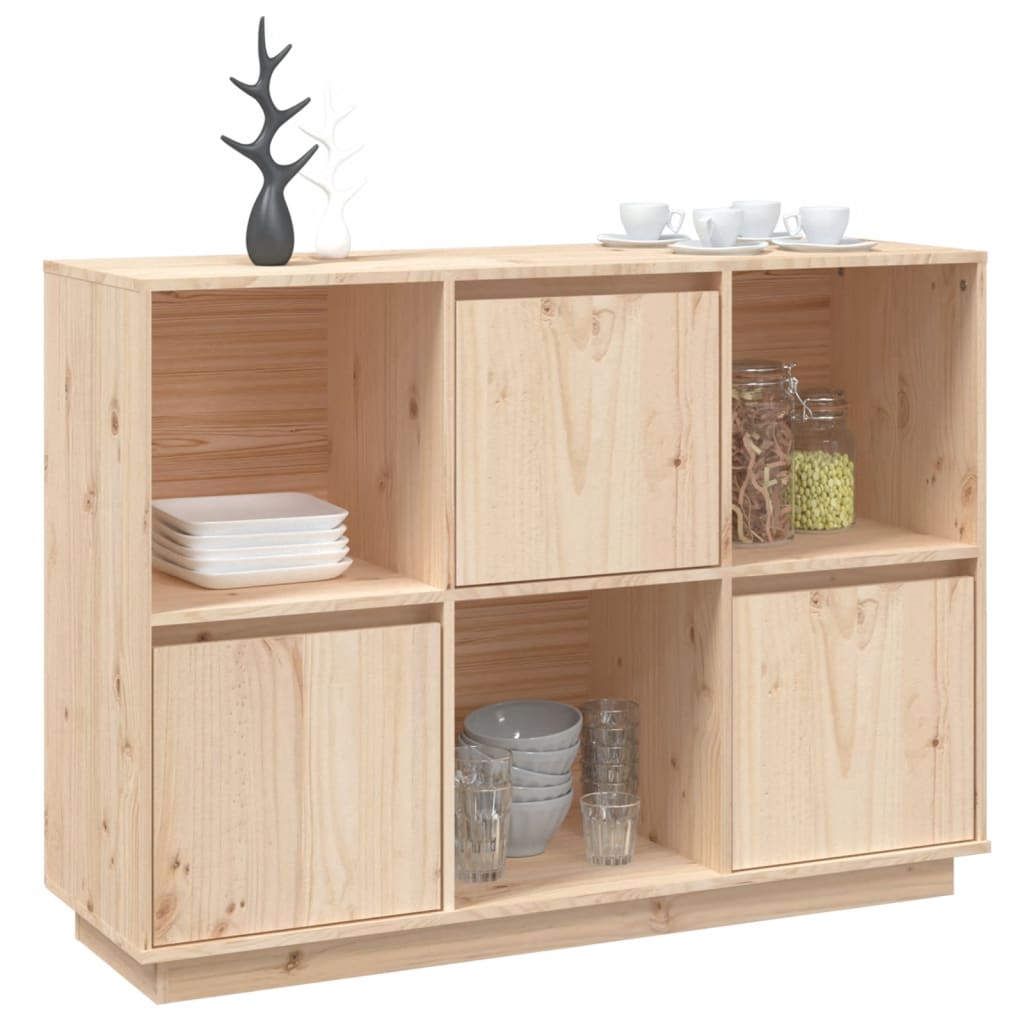Skjenk 110,5x35x80 cm heltre furu