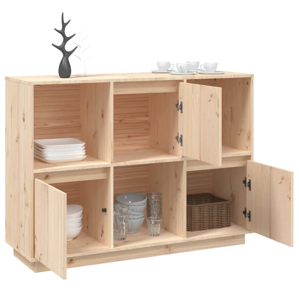 Skjenk 110,5x35x80 cm heltre furu