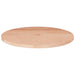 Rund bordplate Ø40x1,5 cm ubehandlet heltre eik