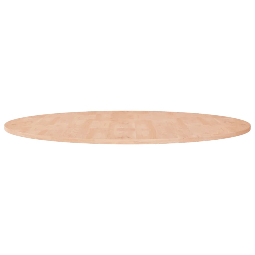 Rund bordplate Ø90x1,5 cm ubehandlet heltre eik