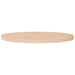 Rund bordplate Ø90x4 cm ubehandlet heltre eik